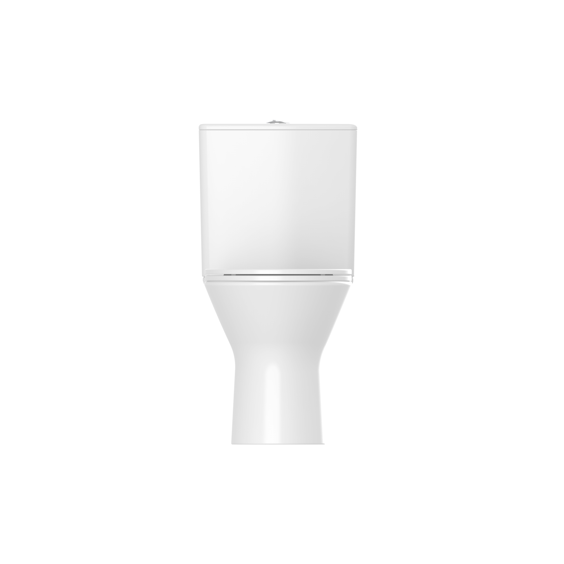 Wallace - Rimless Close Coupled WC Set, Open Back (Short Projection) - The Bathroom Quarter