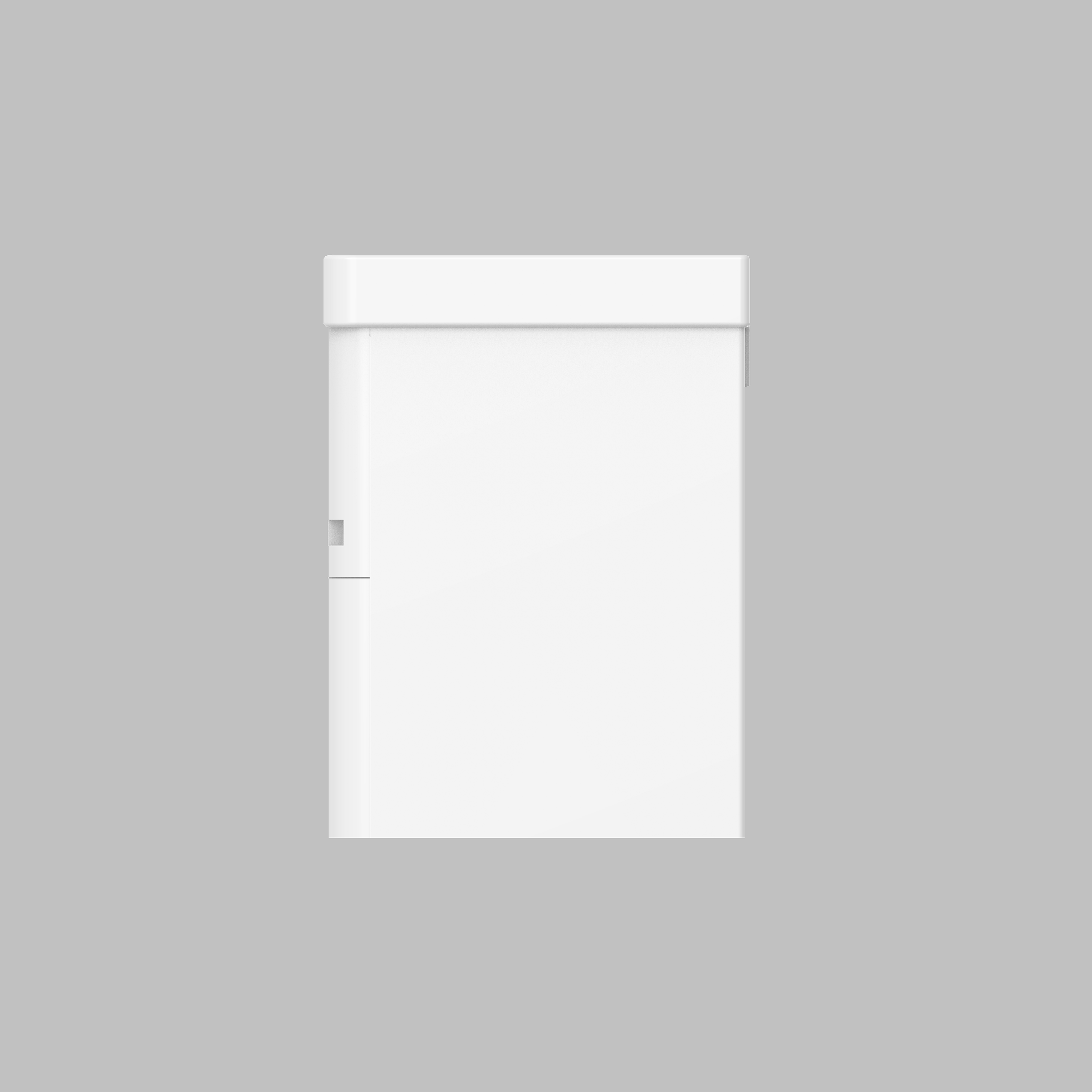 Bathroom 600mm Wall Hung 2 Drawer Vanity Unit with Basin - White or Grey - Balmorals London - The Bathroom Quarter