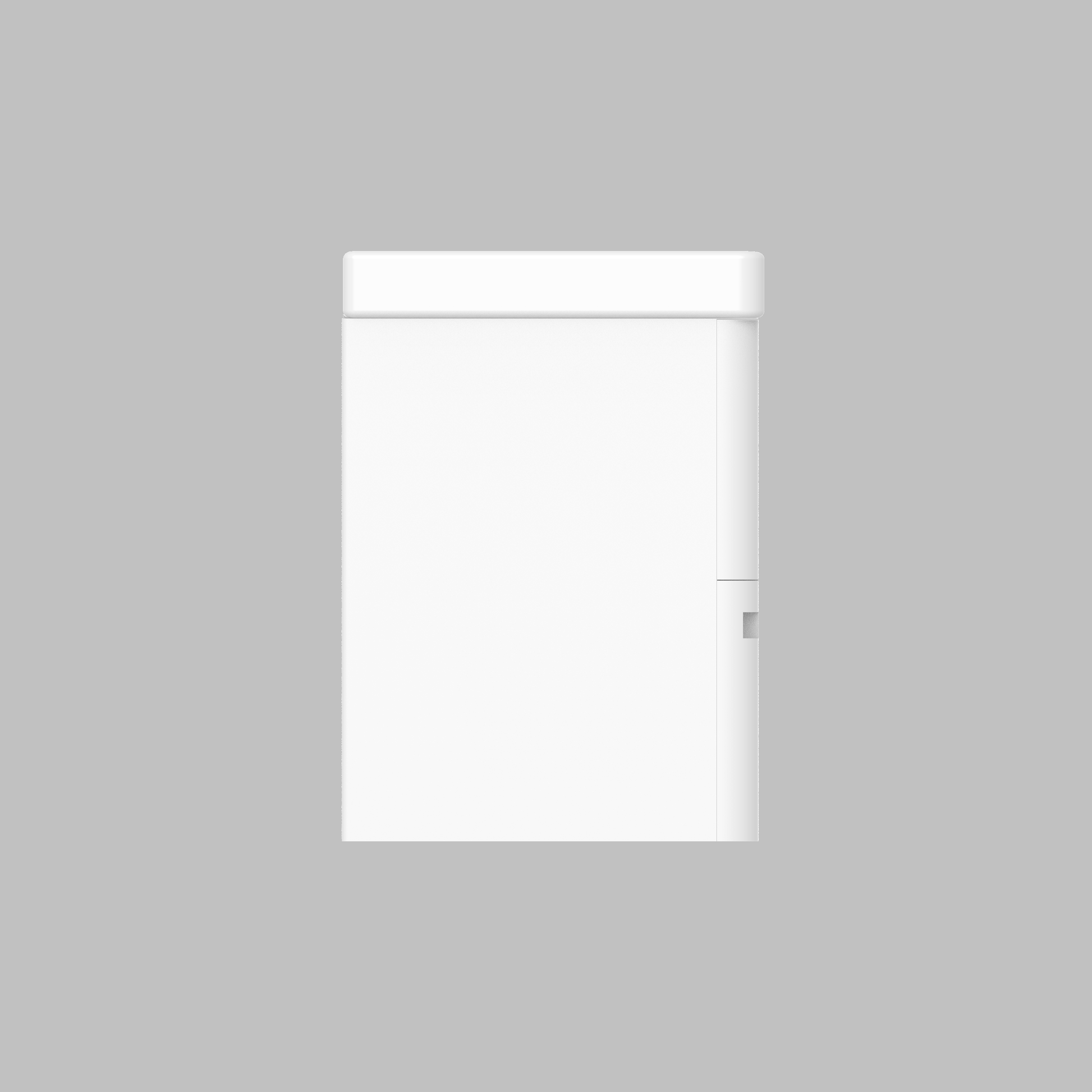 Bathroom 600mm Wall Hung 2 Drawer Vanity Unit with Basin - White or Grey - Balmorals London - The Bathroom Quarter