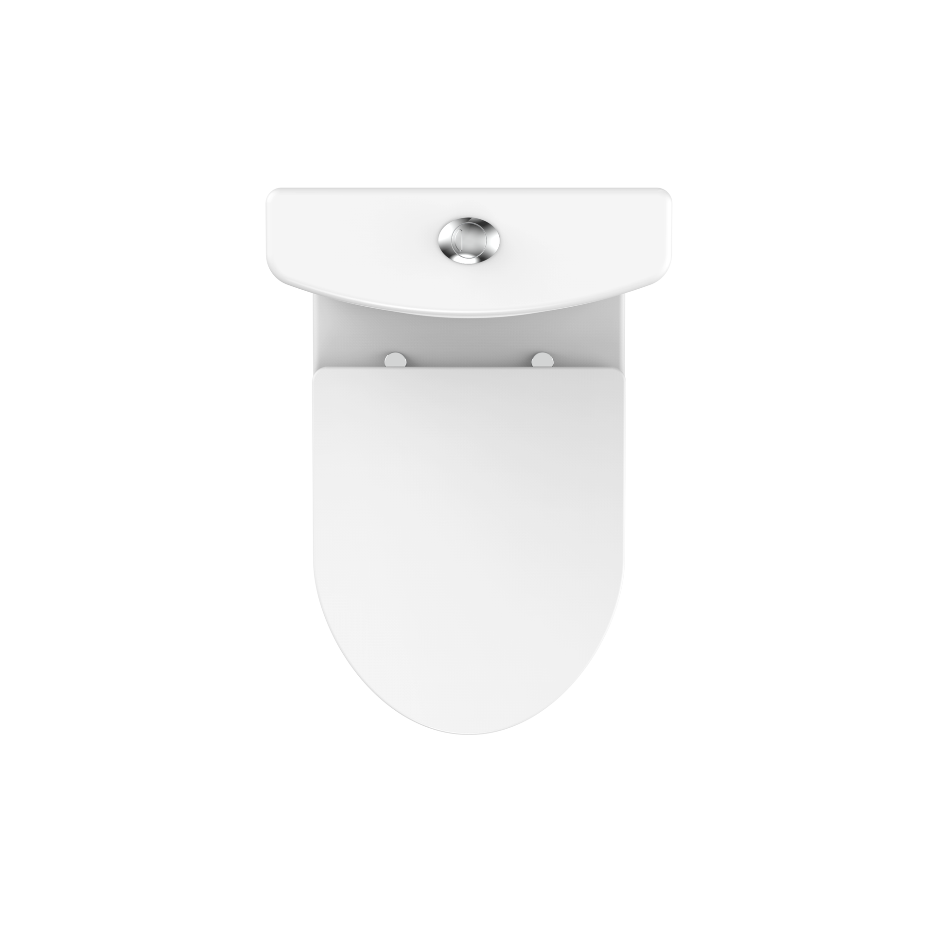 Wallace - Rimless Close Coupled WC Set, Open Back (Short Projection) - The Bathroom Quarter