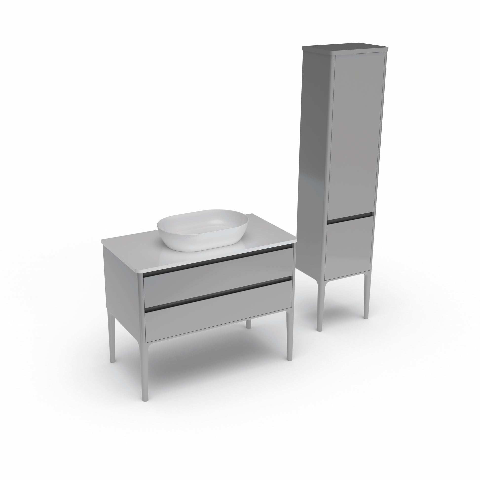 Copenhagen Bergen 985 Vanity Unit and Tall Boy Set