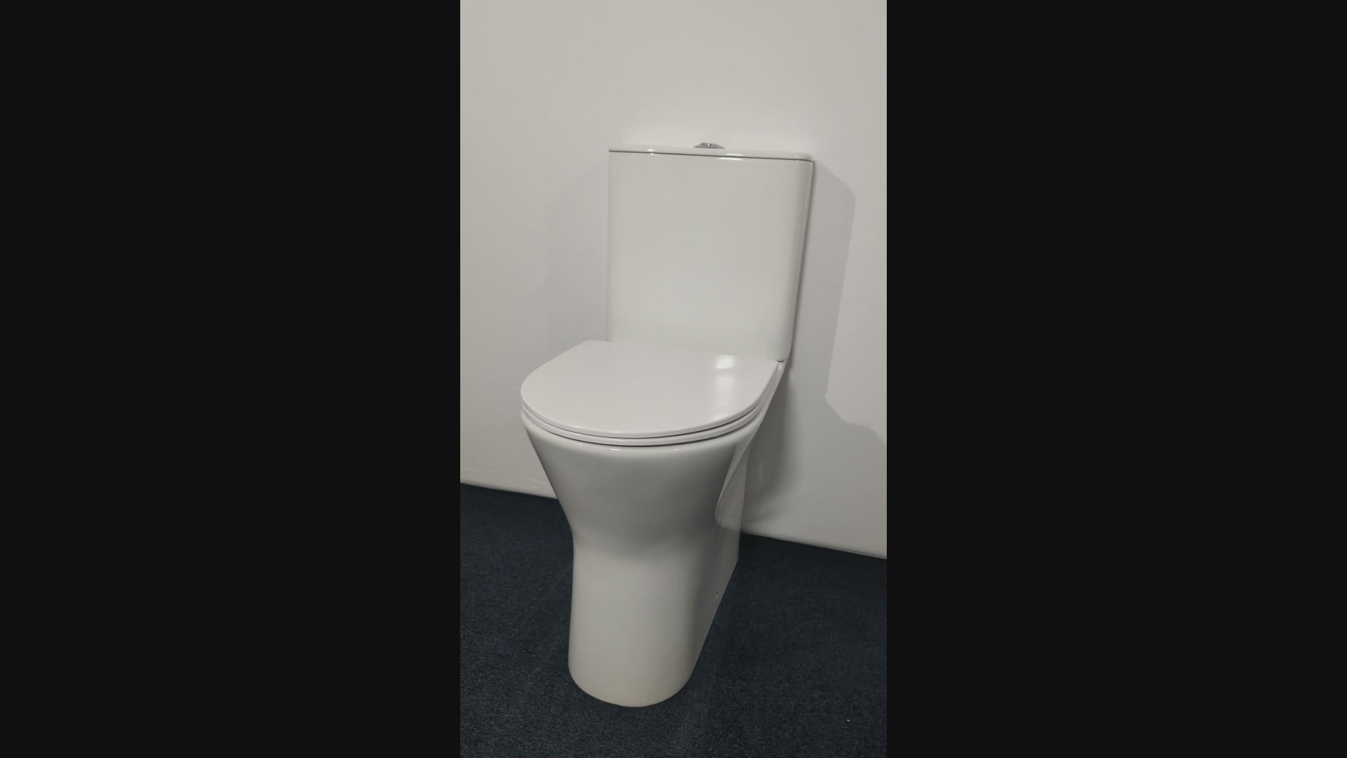 Wallace - 450 mm Raised Height Rimless Close Coupled, Flush to Wall Set