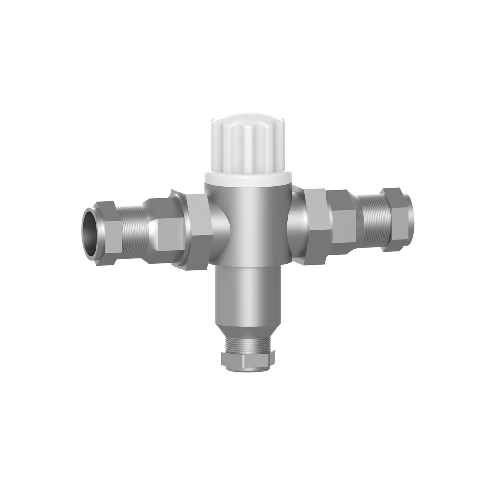 15mm Thermostatic Mixing Valve Doc M Bathroom - WRAS + TMV3 Approved - The Bathroom Quarter