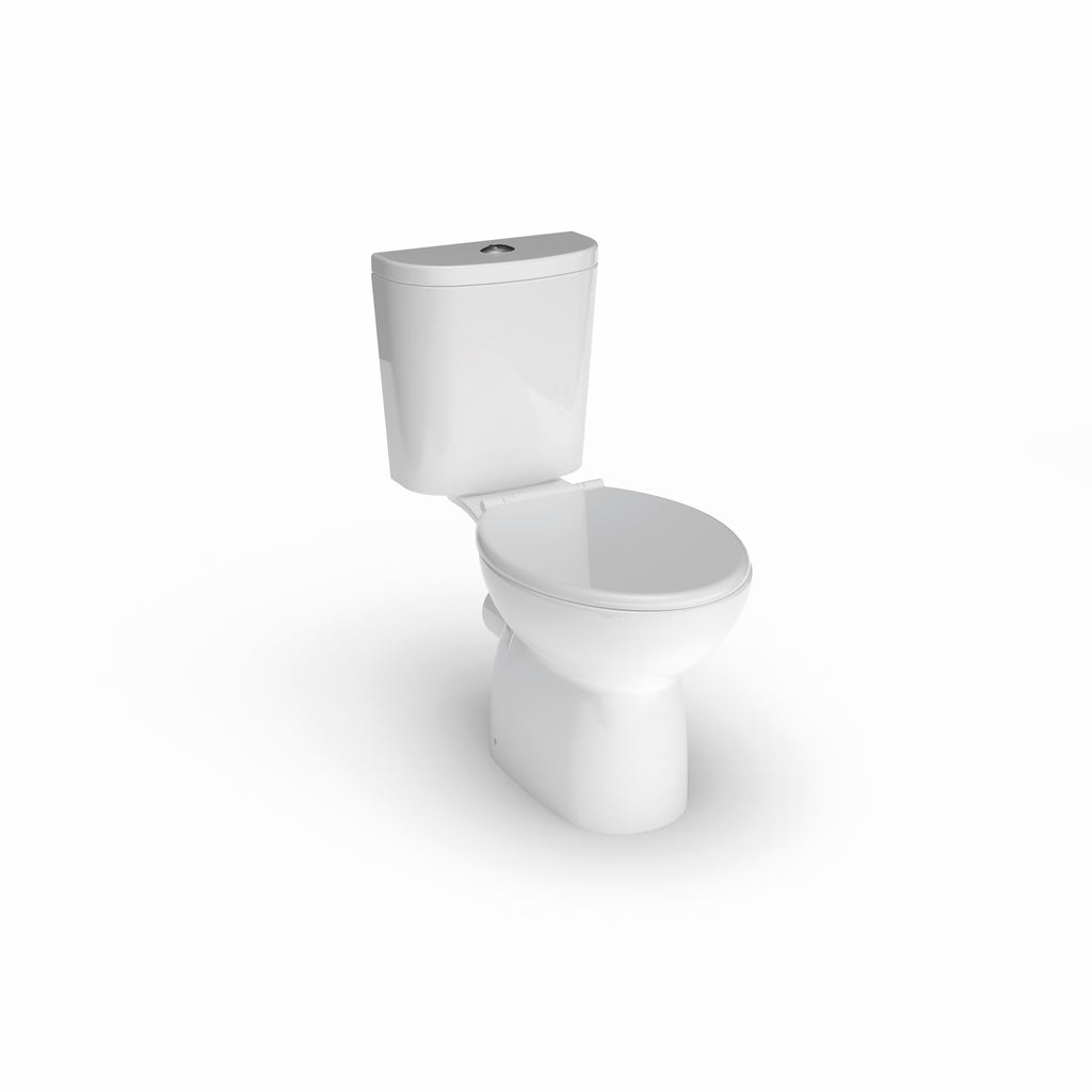 Kontrax Value 4 Piece Bathroom Suite Rimless Toilet Basin Pedestal