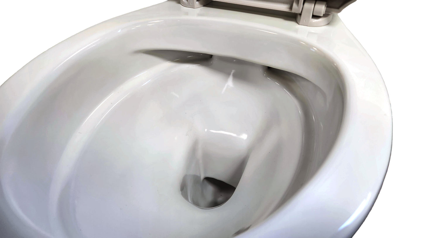 Rimless WC Pan, Cistern, Seat Full Toilet Set - Warwick