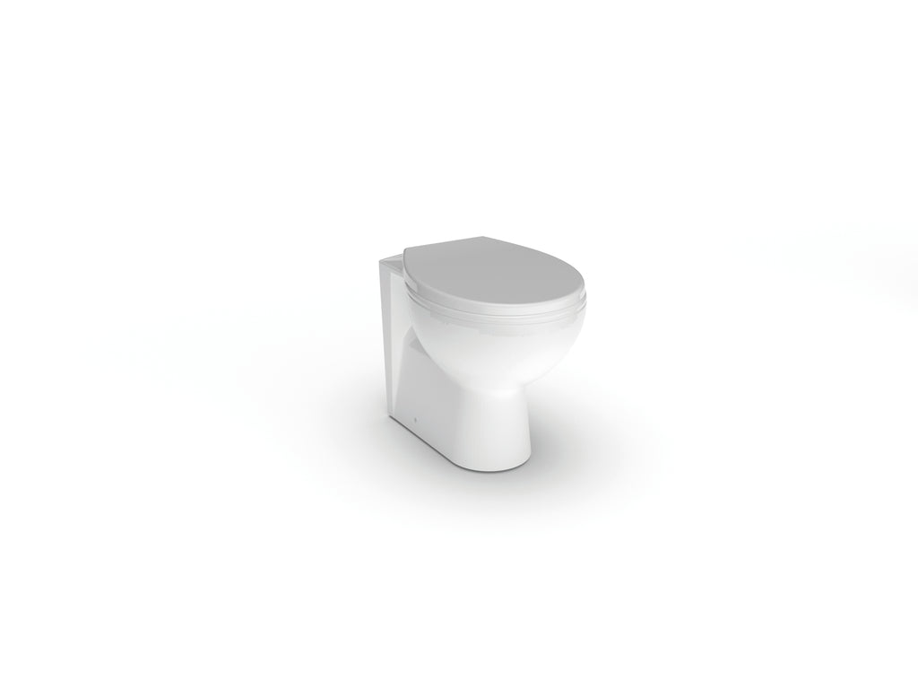 KONTRAX - Back To Wall Toilet Pan with Soft Close Seat - The Bathroom Quarter