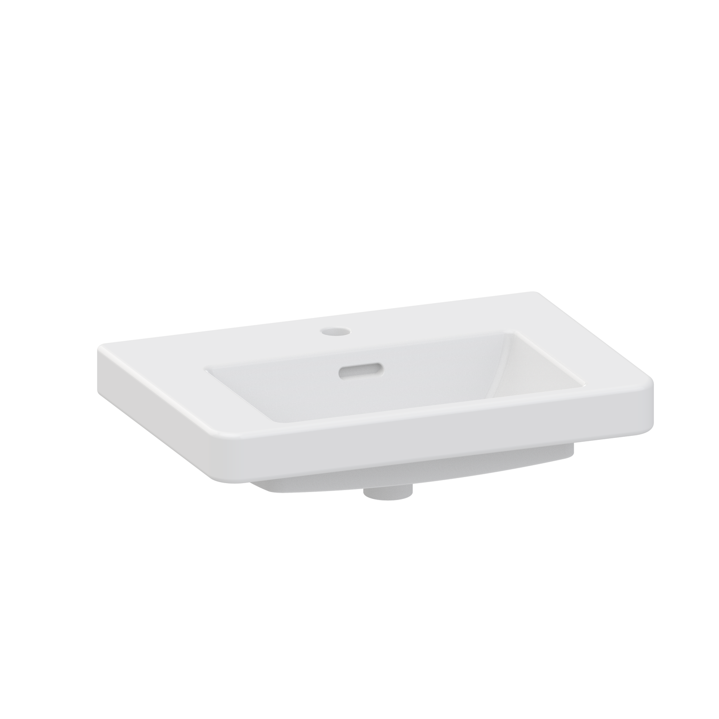 Bathroom Wash Basin with 1 Tap Hole 600mm - Balmorals London Form