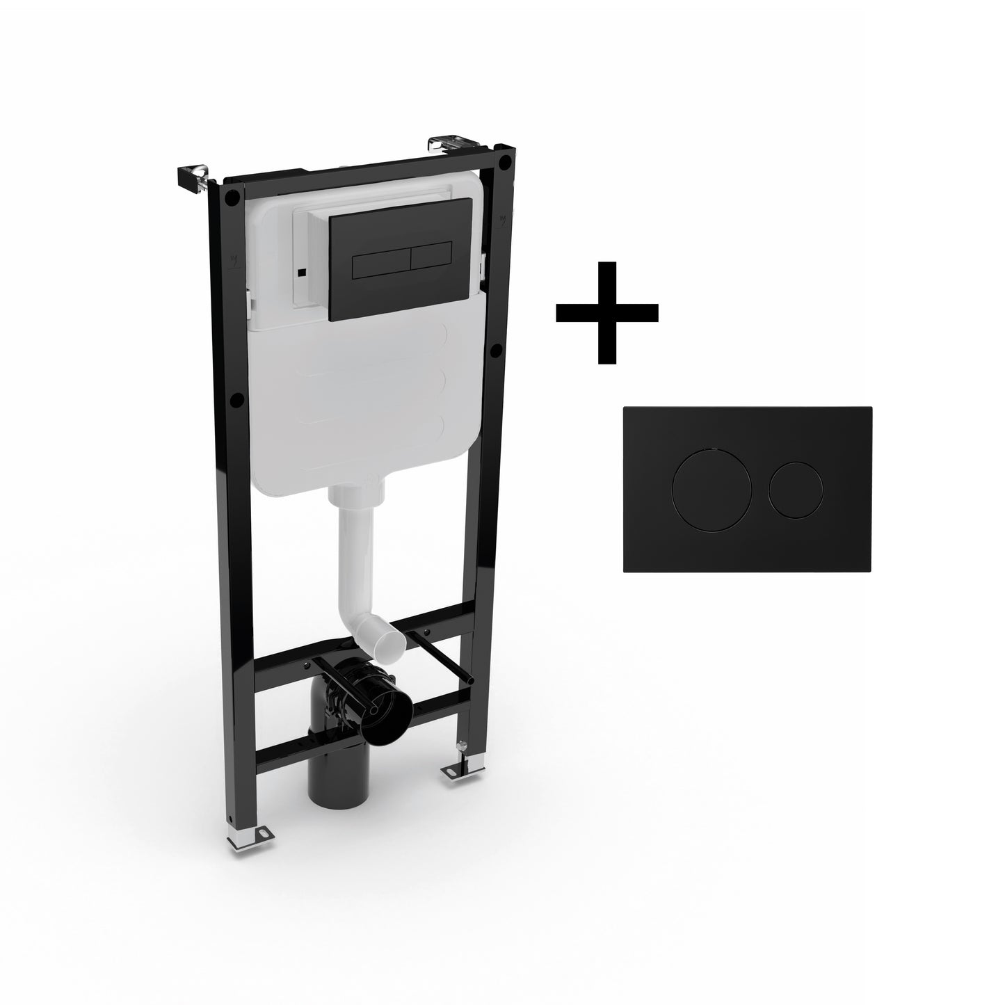 Concealed Cistern Frame with WRAS Approved Pneumatic Cistern Fitting - Warwick