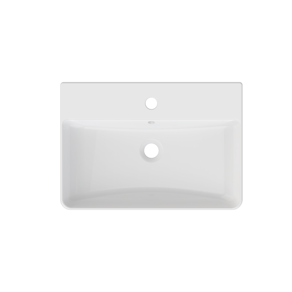 Whisper 600 Floor Standing 2 Drawer Vanity Unit with Basin - White or Grey - The Bathroom Quarter