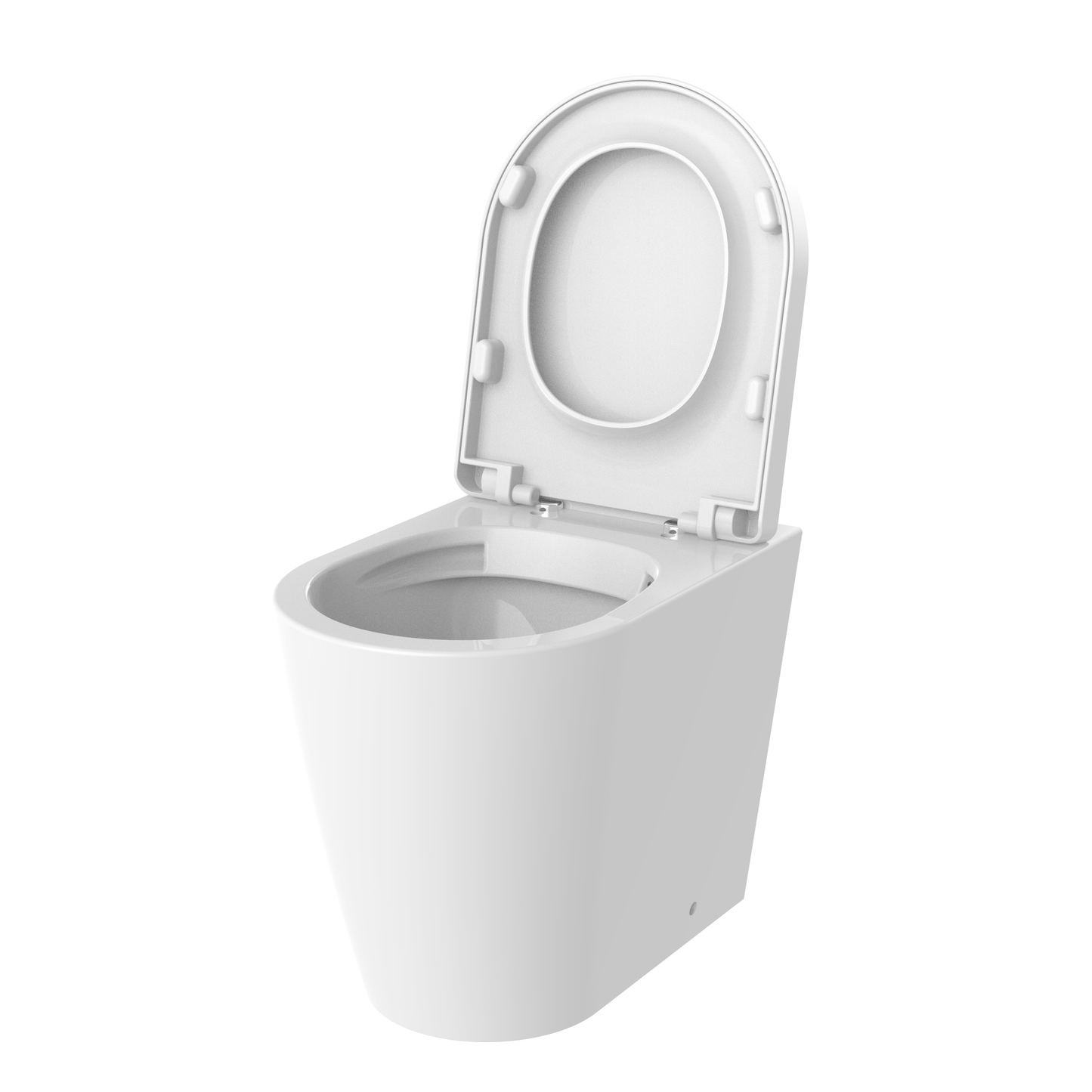 Back To Wall Rimless WC Pan with Concealed Cistern Frame -  Barford