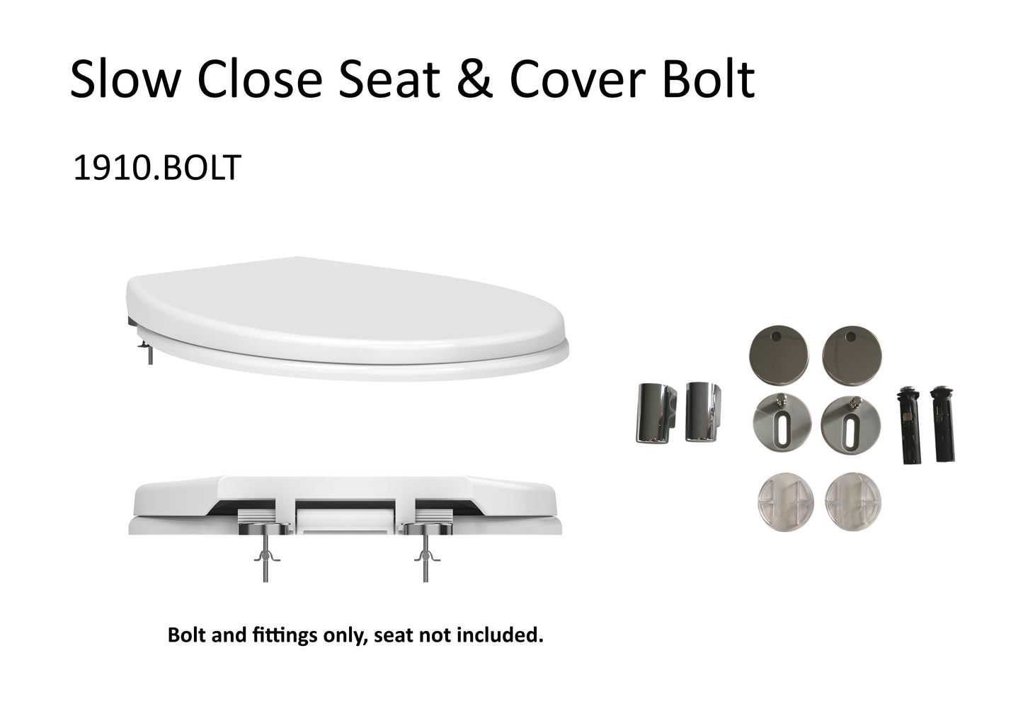 Spare Fittings and Bolts for the Ring & Cover WC Seat