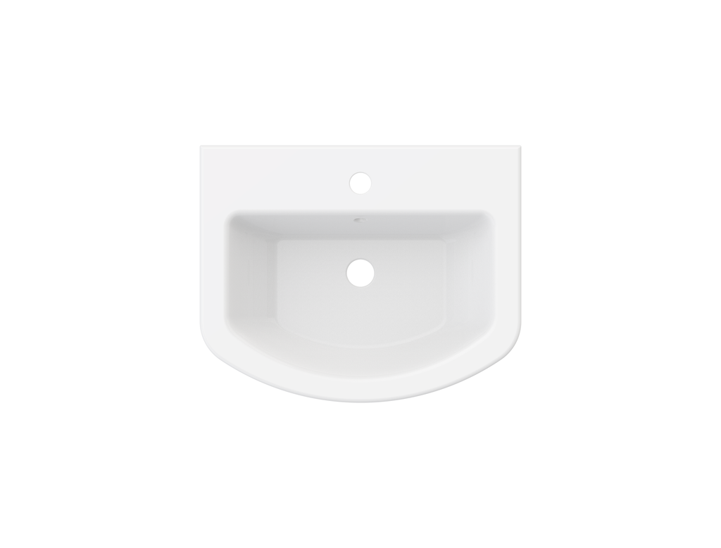 GAMME 600 Wash Basin and Pedestal 530mm - Bathroom Quarter