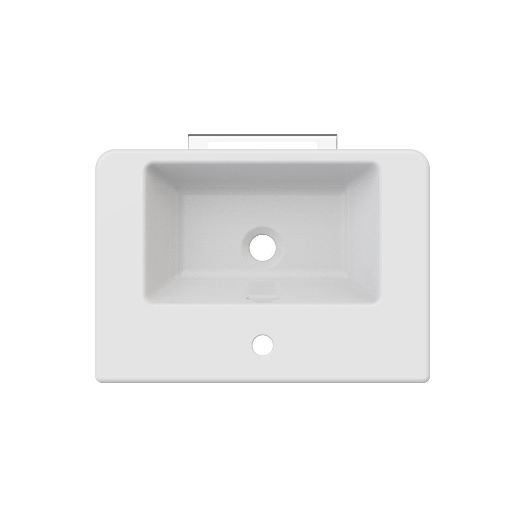 100% Waterproof 600 Floor Standing 2 Drawers Unit With Basin 580mm