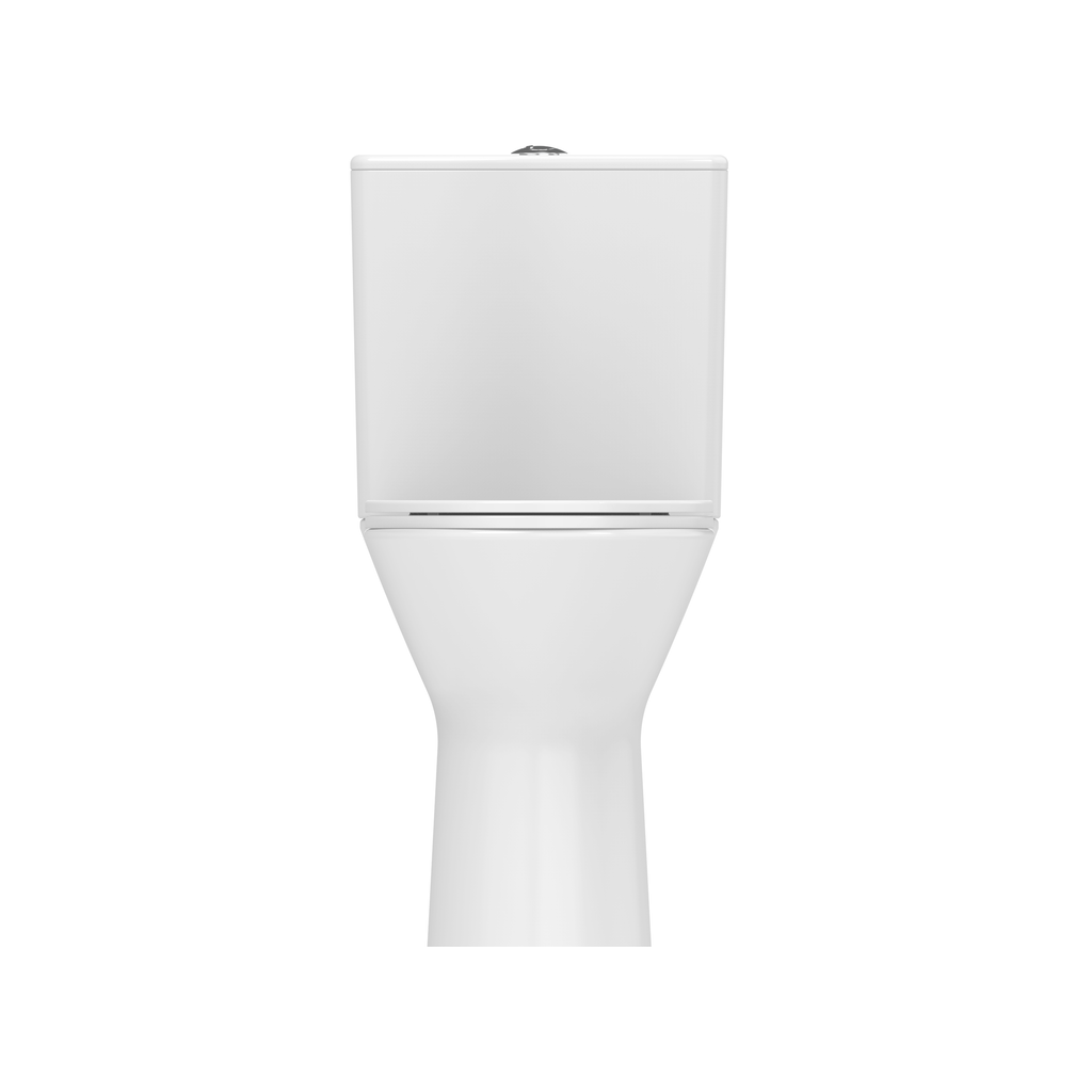 Wallace - Rimless Close Coupled WC Set, Flush to Wall (Short Projection) - The Bathroom Quarter