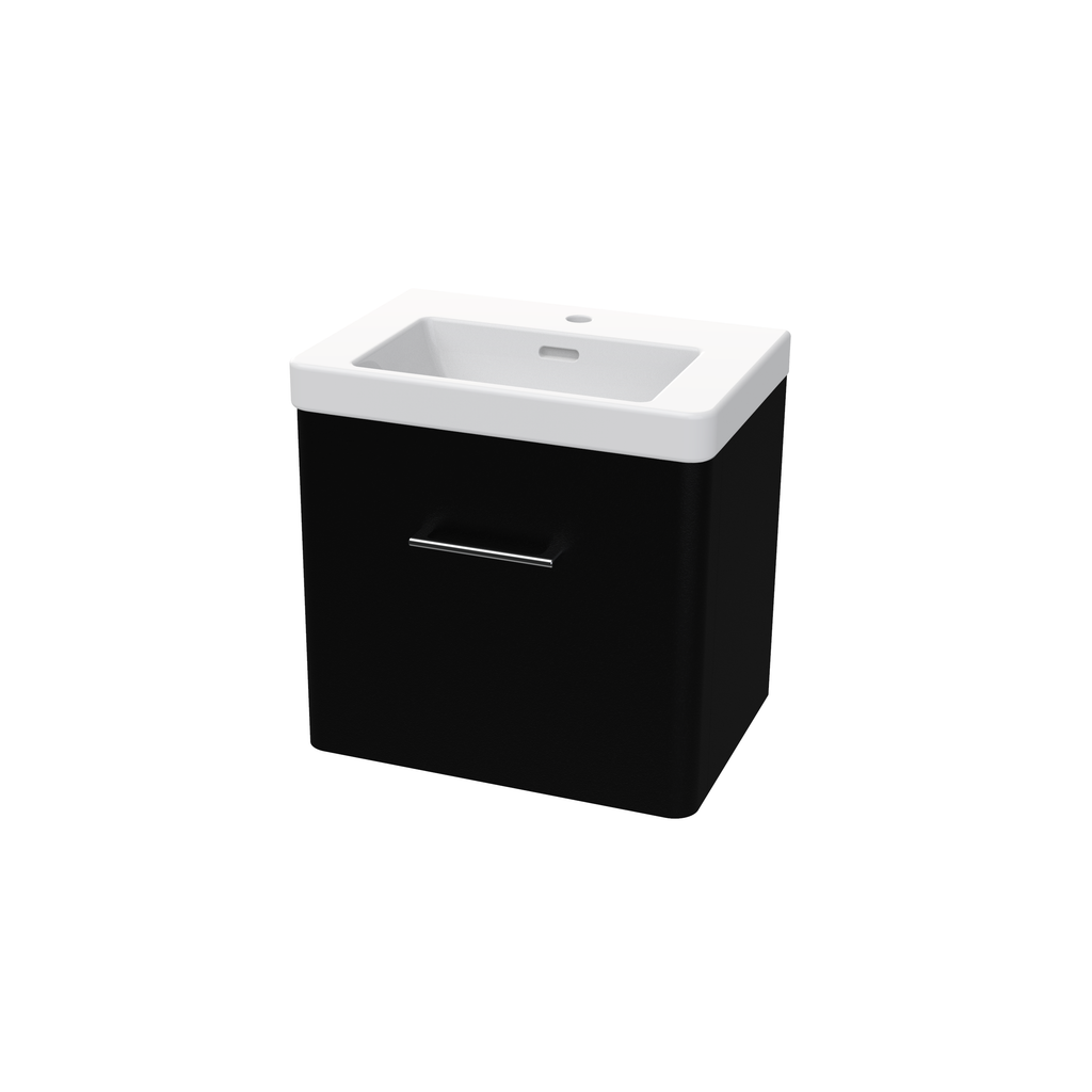 Bathroom Wall Hung Unit with 1 Drawer 600mm Balmorals London Form - The Bathroom Quarter
