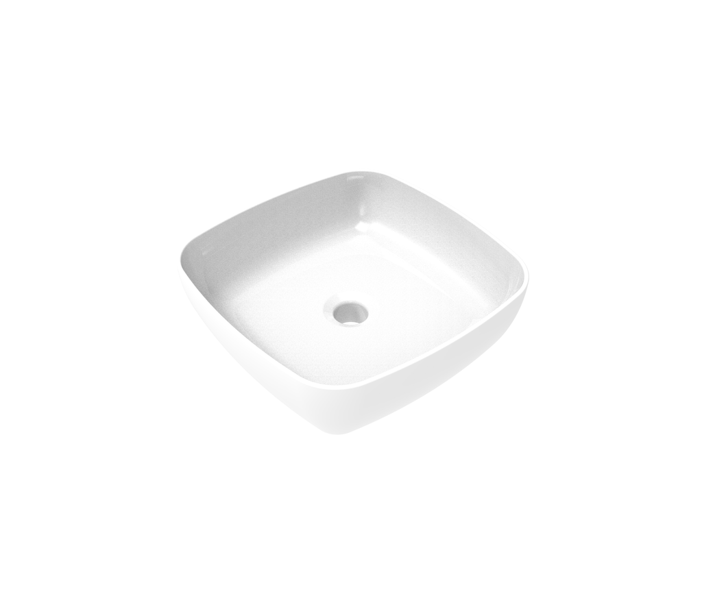 Square Vessel 380mm Counter Top Basin