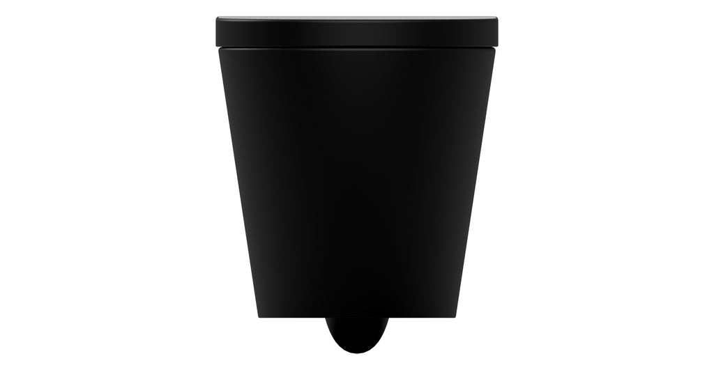 Rimless Wall Hung Pan (Matt Black)