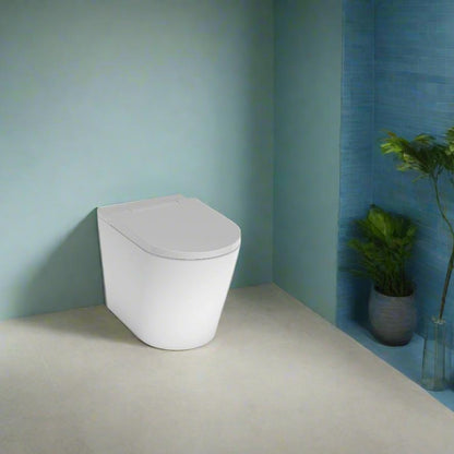 Japanese Style Back to Wall Shower WC Smart Toilet - with Heated Seat