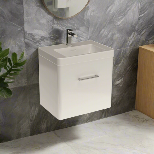 Bathroom Wall Hung Unit with 1 Drawer 600mm Balmorals London Form