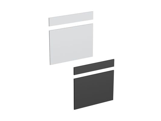 Waterproof 700mm Bath Panels Dark Grey or White - Balmorals London Form