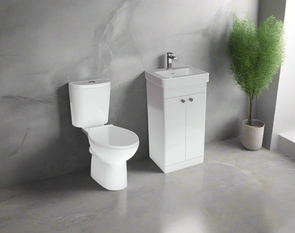 Kontrax - Rimless WC and Vanity with Basin - The Bathroom Quarter