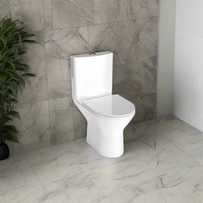 Wallace - Rimless Close Coupled WC Set, Open Back (Short Projection)