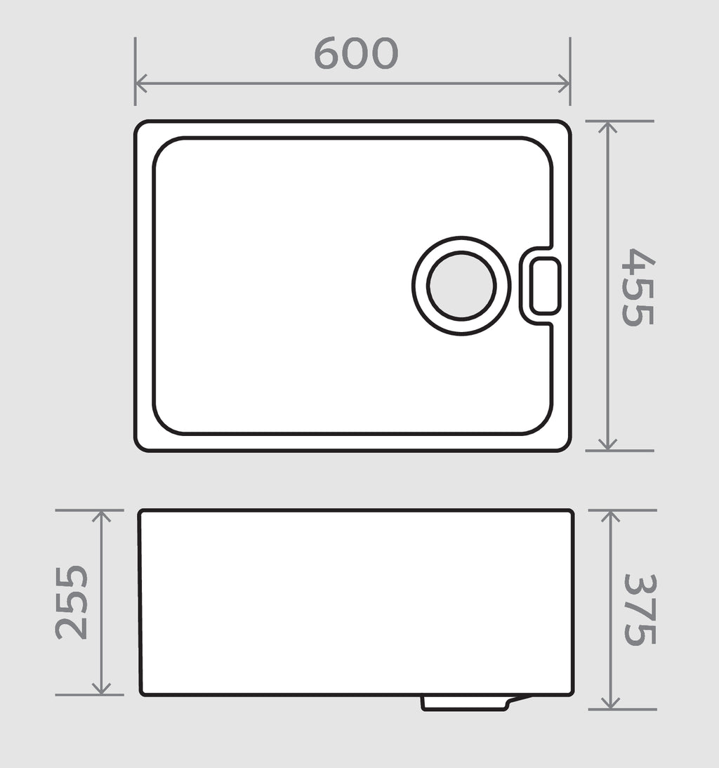 Cleaner Sink 600 - Warwick Belfast Range - The Bathroom Quarter
