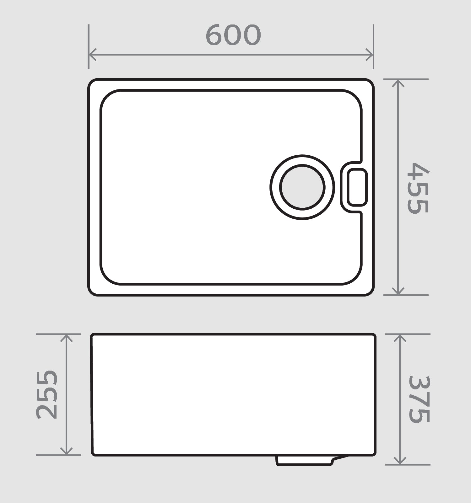 Cleaner Sink 600 - Warwick Belfast Range - The Bathroom Quarter