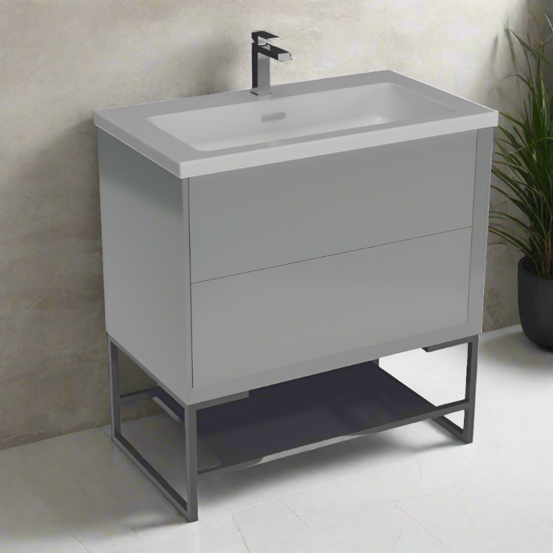 810 Wall Hung Unit or floor standing vanity unit - The Bathroom Quarter Balmorals London
