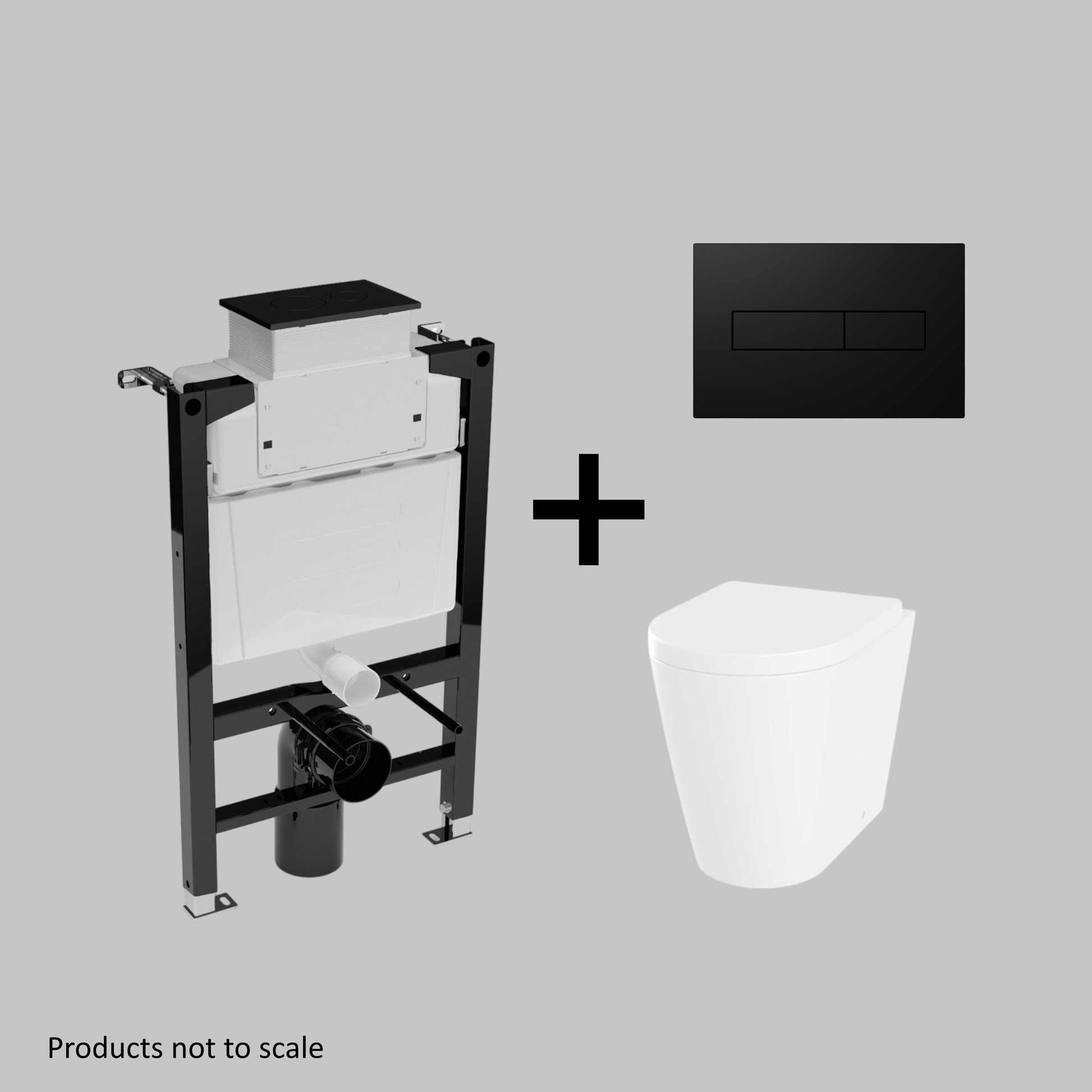 Back To Wall Rimless WC Pan with Concealed Cistern Frame -  Barford - The Bathroom Quarter