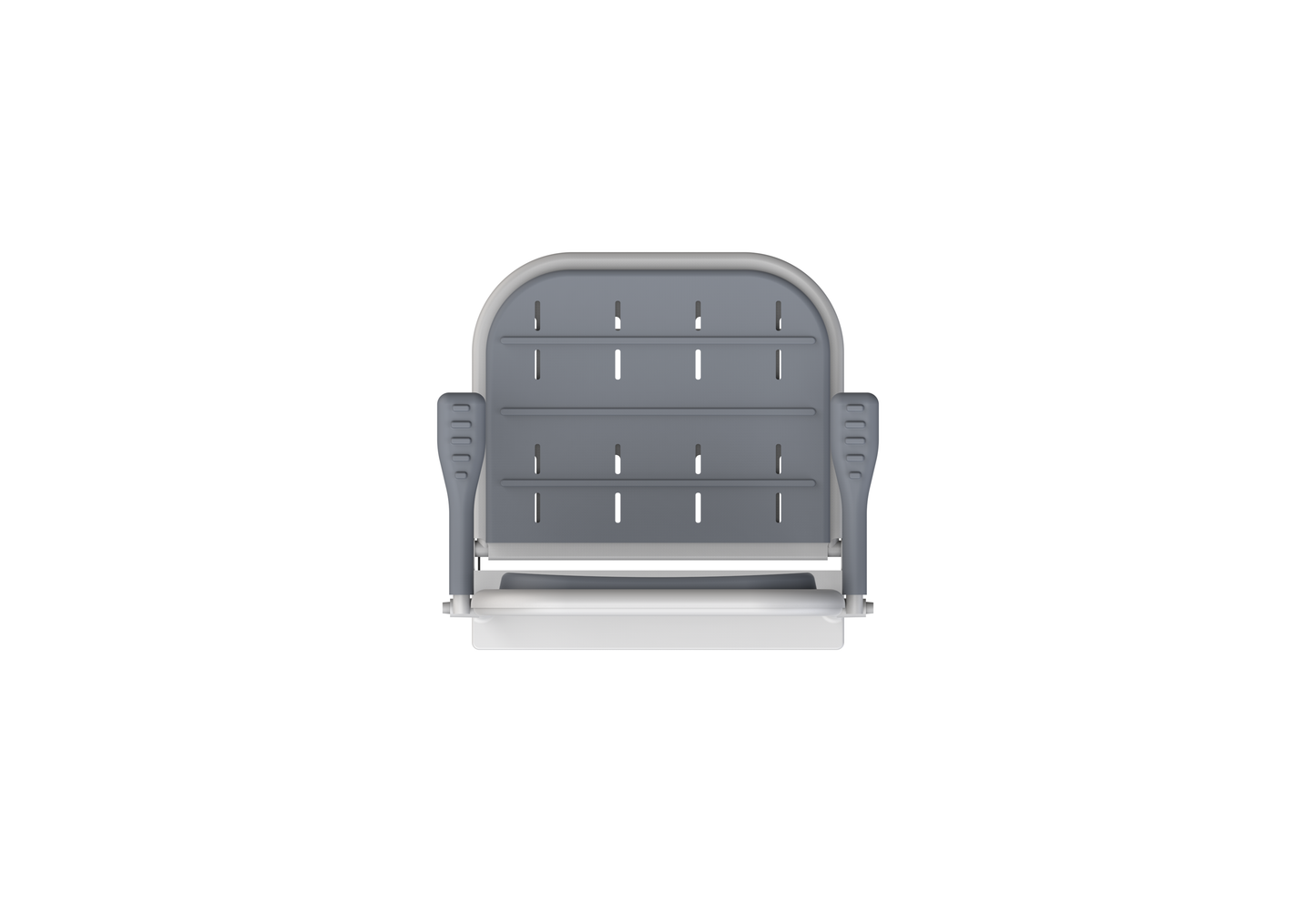 Shower chair with back rest arm and leg Grey