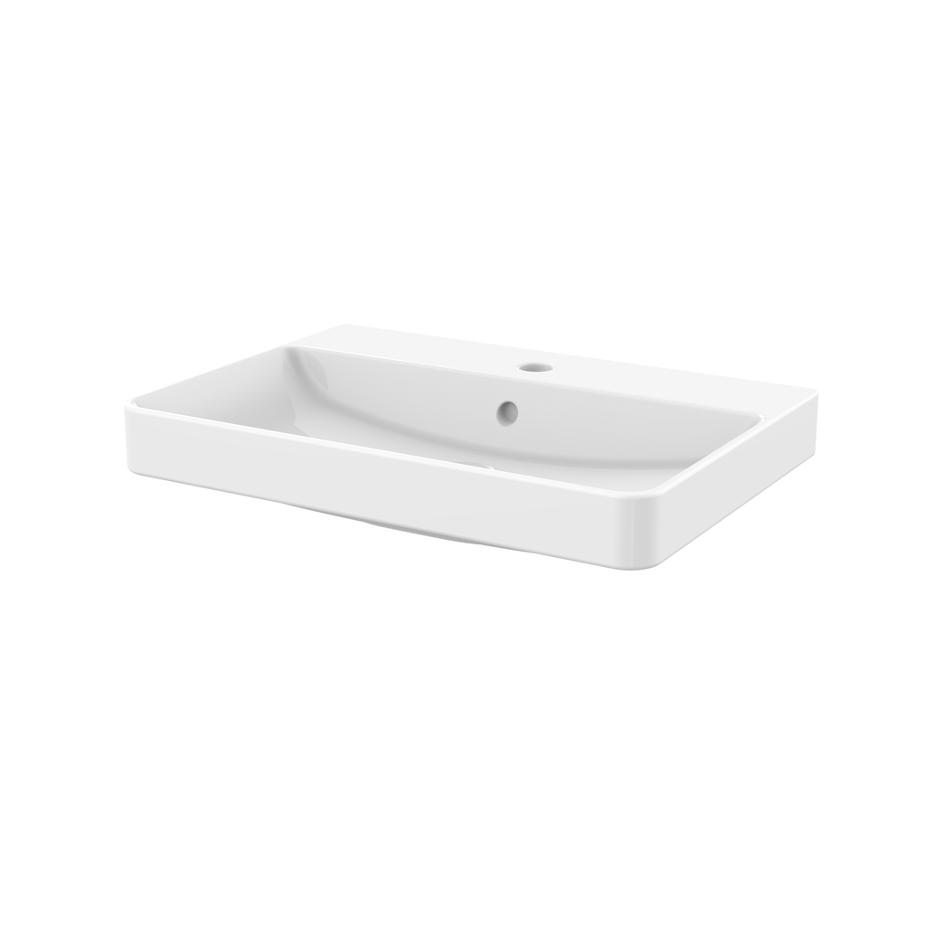 Wallace - 800mm Wash Basin with 1 Tap Hole - The Bathroom Quarter