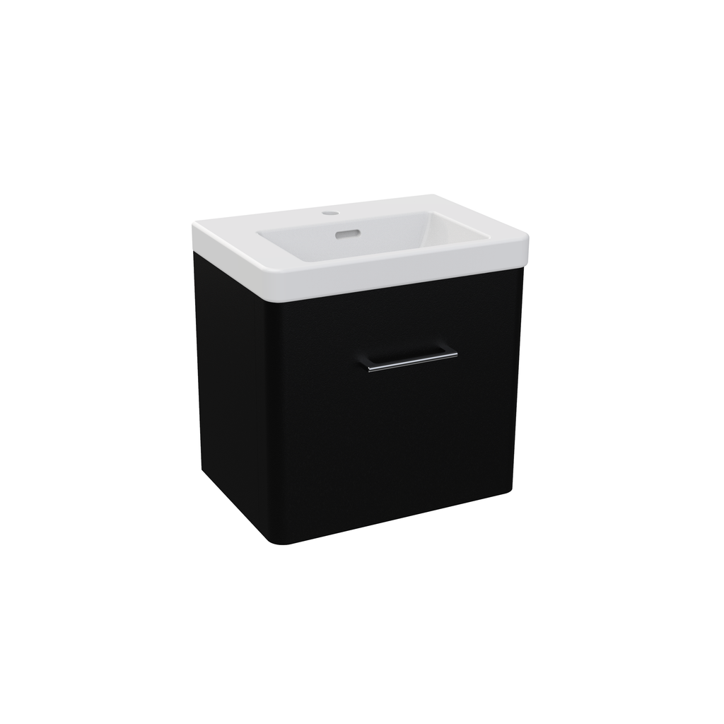Bathroom Wall Hung Unit with 1 Drawer 600mm Balmorals London Form - The Bathroom Quarter