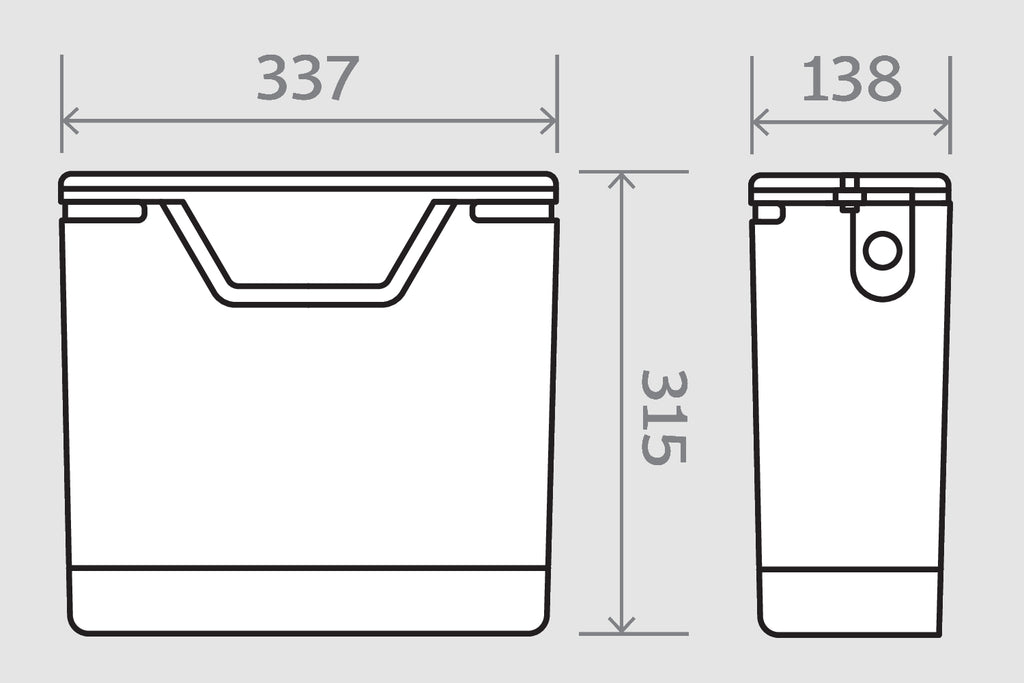 Universal Dual Flush Concealed Cistern with Push Button - The Bathroom Quarter