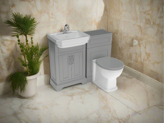 Felbrigg Art deco Back to Wall Set - The Bathroom Quarter