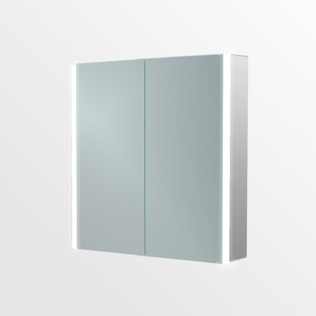 Led Mirror Cabinet 700 X 800 With Demister | Shaver Plug | 2 Colour Touch Sense