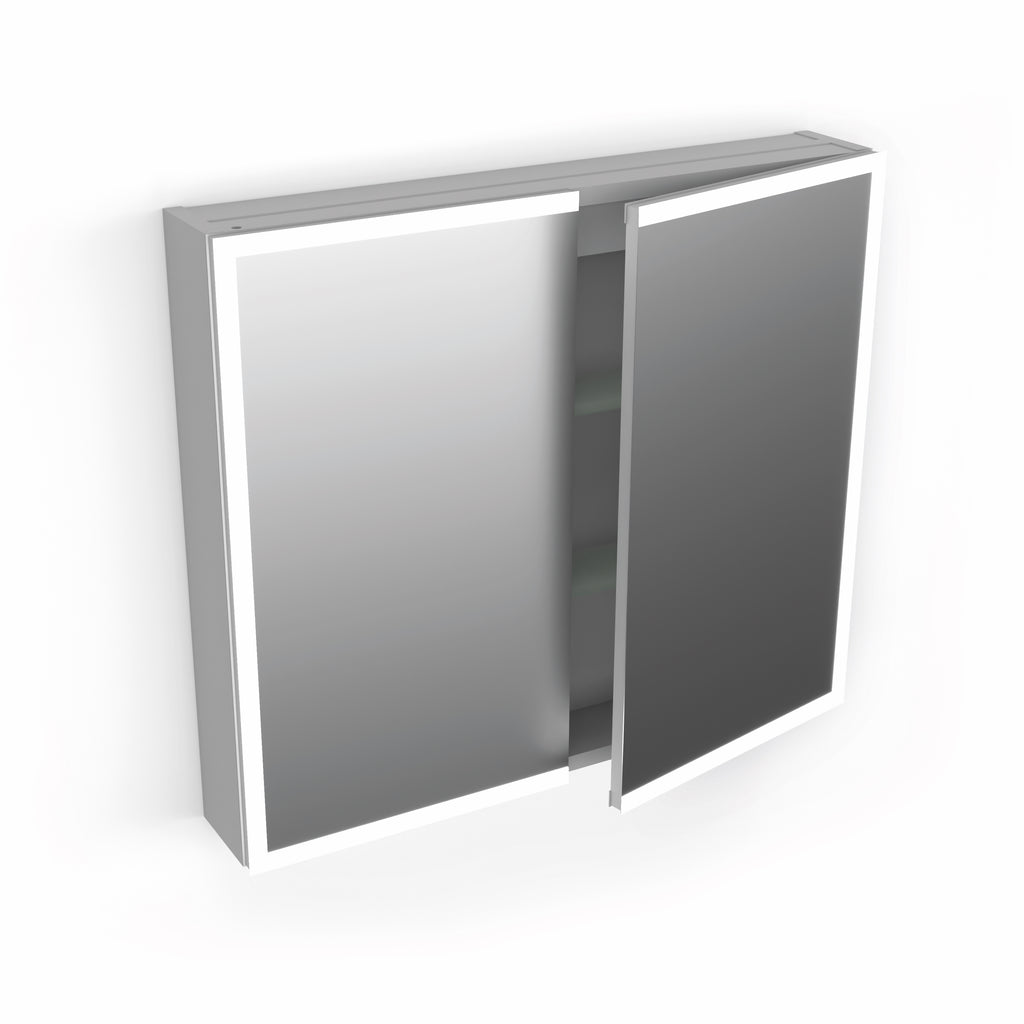 Led Mirror Cabinet 700 X 800 With Demister | Shaver Plug | 2 Colour Touch Sense