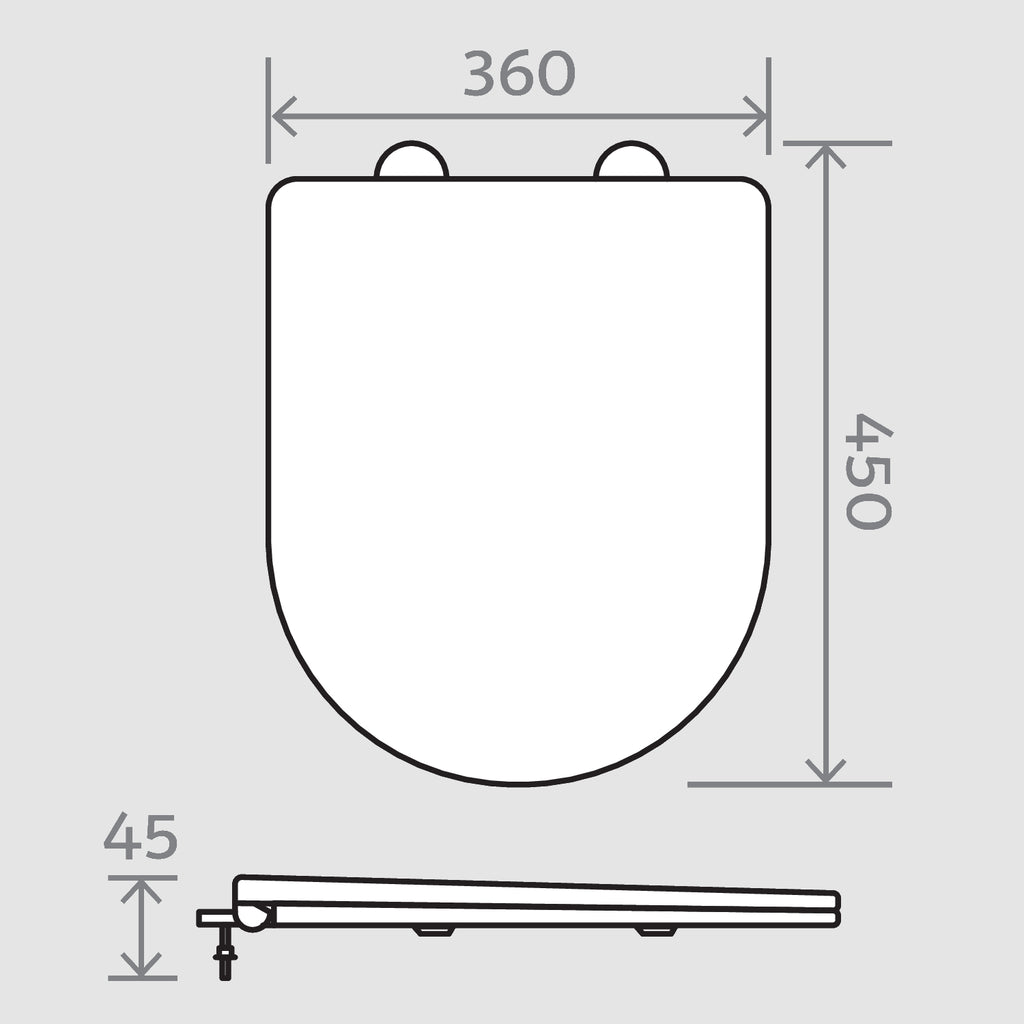 Barford Slim Slow Closed Toilet Seat (Black) - The Bathroom Quarter