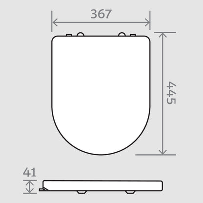 Zaffiro Slow Close Toilet Seat