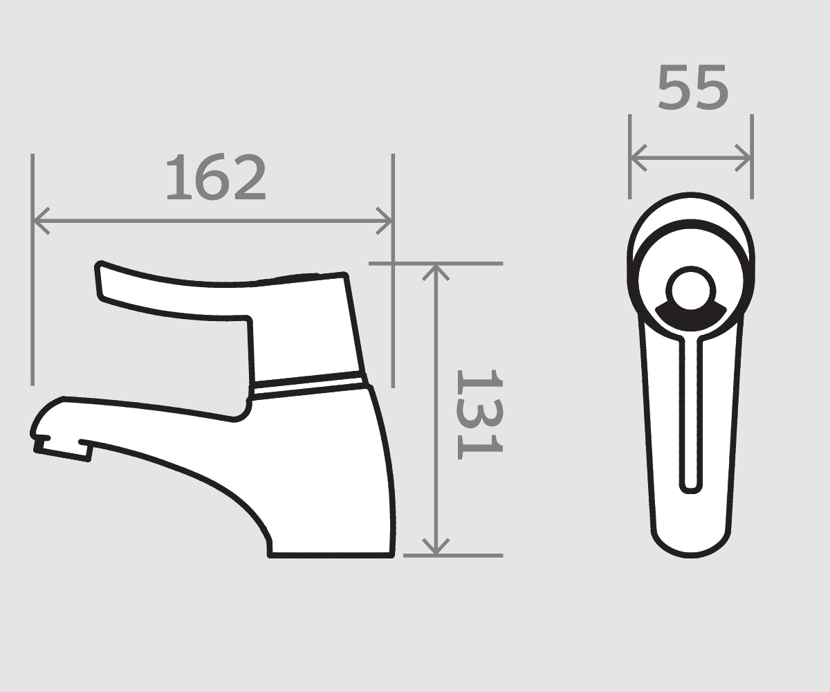 Thermostatic Doc M Mixer Tap - WRAS + TMV3 Approved