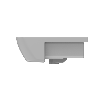 Wallace - 550mm Semi Recessed Wash Basin with 1 Tap Hole