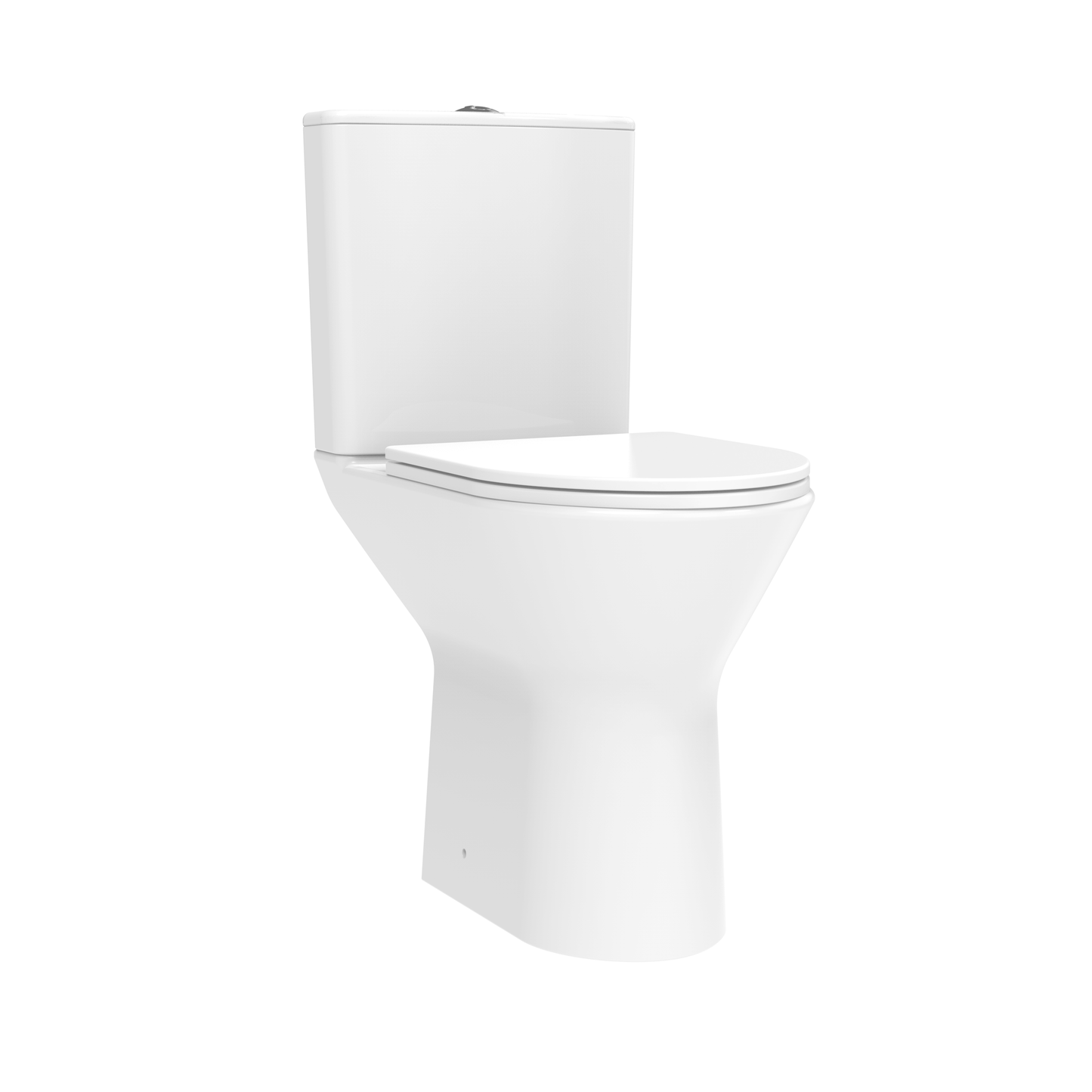 Wallace - Rimless Close Coupled, Comfort Height WC Set (Short Projection)