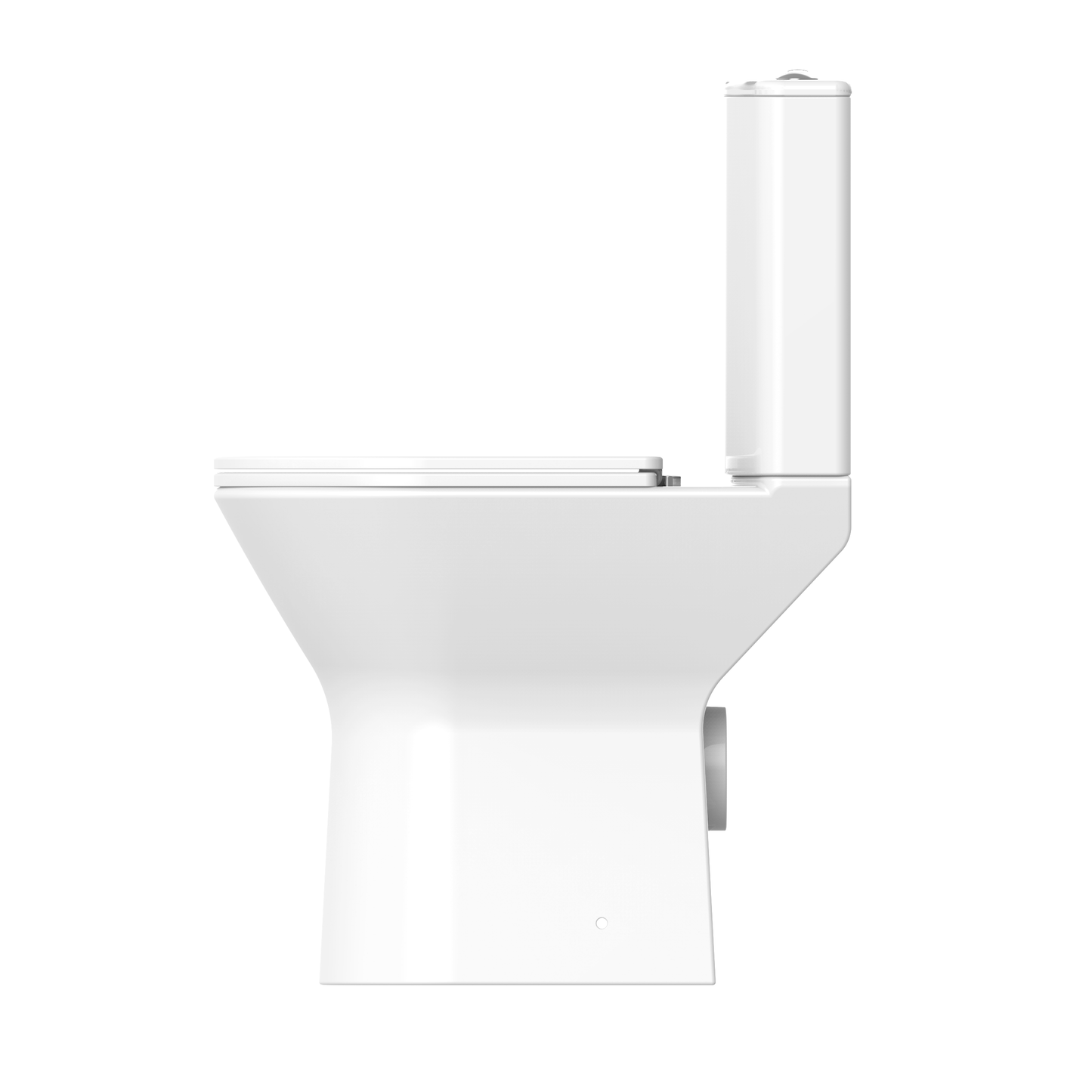 Wallace - Rimless Close Coupled, Comfort Height WC Set (Short Projection)