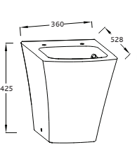 Carthage Rimless BTW Pan - The Bathroom Quarter