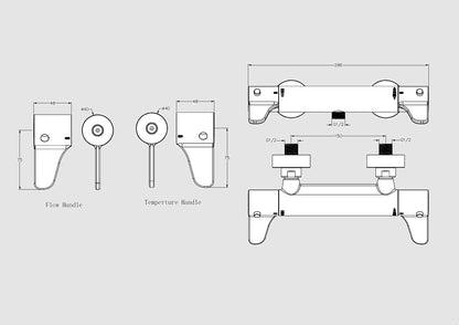 TMV3 Thermostatic Shower Kit - WRAS Approved