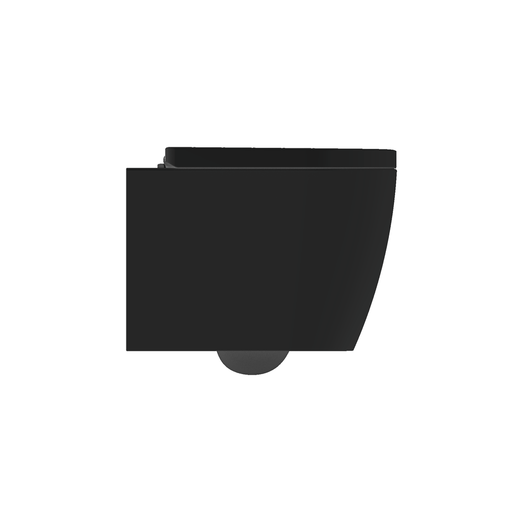 Rimless Wall Hung Pan (Matt Black)